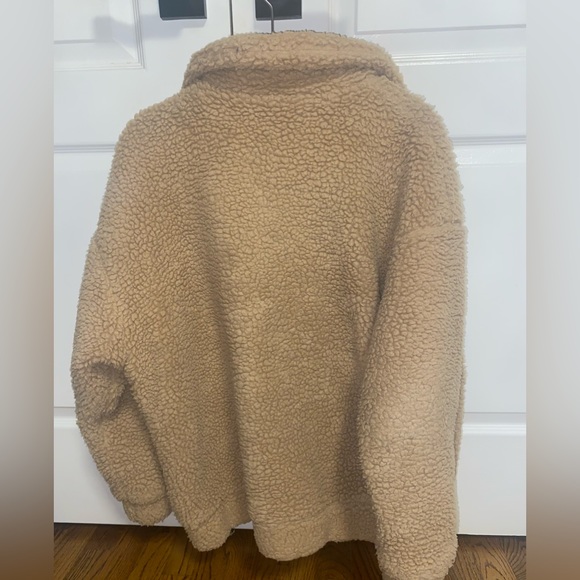 I.AM.GIA Sherpa Coat Size XS Neutral Faux Fur - Picture 2 of 3